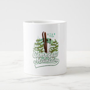 Campgaw Mountain Utah Ski logo Extra Grote Beker