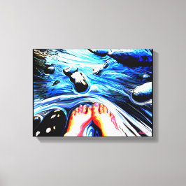 Campground no.1, Red Mountain Canvas Afdruk