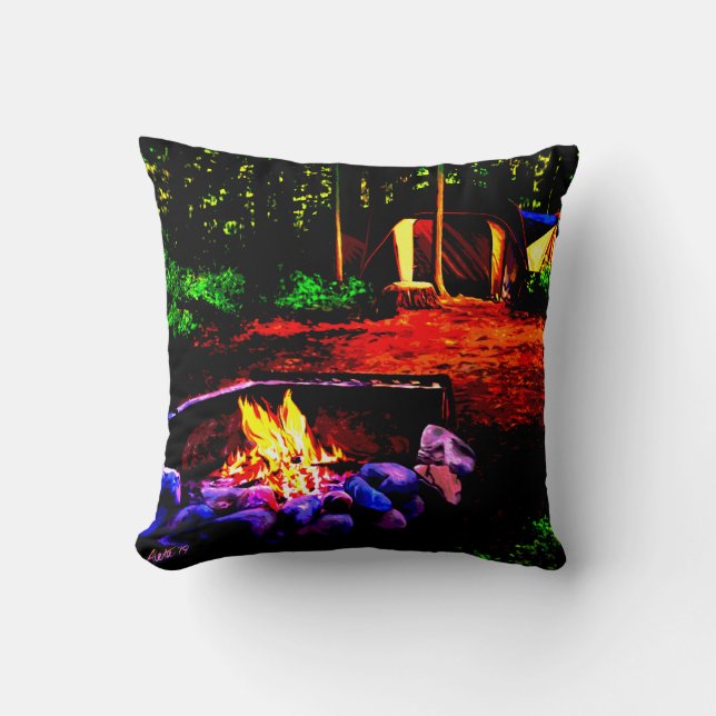 Campground No.5, Red Mountain Kussen (Voorkant)