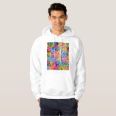 Campinas Brazil City Map Hoodie (Voorkant volledig)