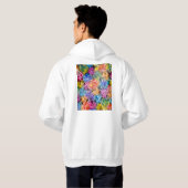 Campinas Brazil City Map Hoodie (Achterkant volledig)