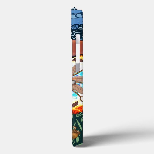 Camping Adventure Collage iPhone / coque ipad (Verso / Gauche)