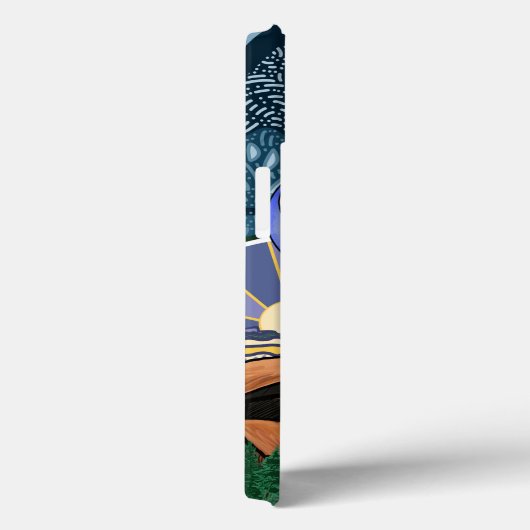 Camping Adventure Collage iPhone / coque ipad (Verso / Droite)