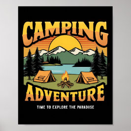 Camping Adventure Poster