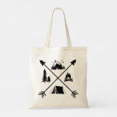 Camping Adventure Tote Bag (Achterkant)