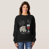 Camping and Wine ze houdt van me meer kamperen wij Trui (Voorkant volledig)