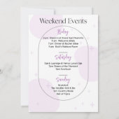 Camping Bachelorette Party Invitation Card (Dos)