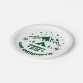 Camping Bachelorette Party Papieren Bordje (Gekanteld)