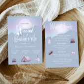 Camping Bachelorette Party Week-end Invitation