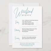 Camping Bachelorette Party Weekend Uitnodiging (Achterkant)