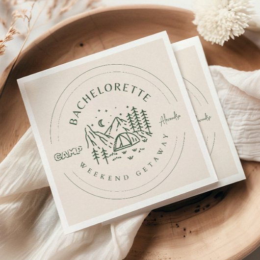 Camping Bachelorette Weekend Route Servet