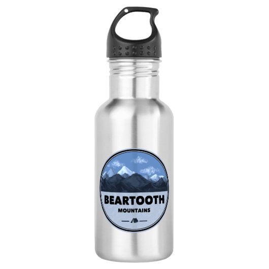 Camping Beartooth Mountains Montana Wyoming Waterfles (Voorkant)