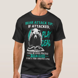 Camping Beer Aanval Tip Speel Dead Hiking Camper P T-shirt