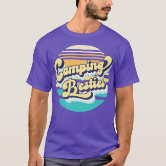 Camping Besties Retro Camping Lover Camper Beste V T-shirt