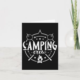 Camping bijpassend ontwerp voor familie camper gro kaart