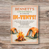 Camping Birthday Kaart