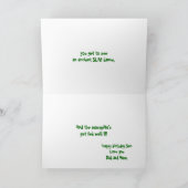 Camping, Birthday Kaart (Binnen)