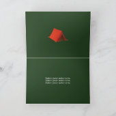 Camping Birthday Party Kaart (Binnen)