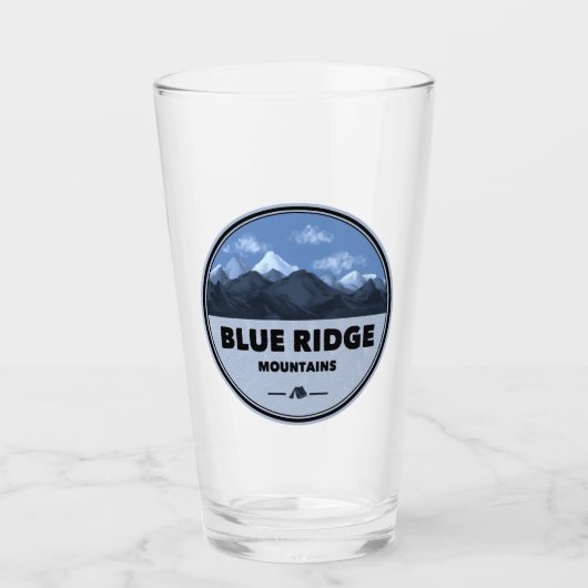 Camping Blue Ridge Mountains Glas (Voorkant)