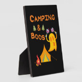 Camping & Boos Geesten Wijn Camping Halloween Fotoplaat (Zijkant)