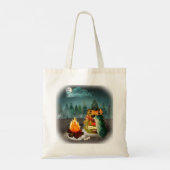Camping Bos Avontuur Tote Bag (Achterkant)