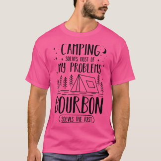 Camping Bourbon Grappig 2 T-shirt