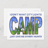 Camping Briefkaart (Voorkant / Achterkant)