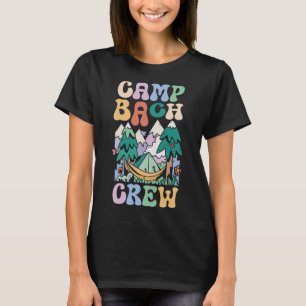 Camping Bruidsfeest Kampeer Afscheidscamping Bach T-shirt