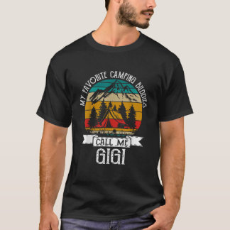 Camping Buddies noemen me Camping Gigi Camper T-shirt