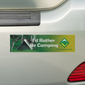 Camping Bumpersticker (Op auto)