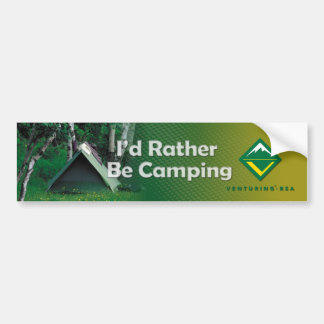 Camping Bumpersticker