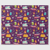 Camping Cadeaupapier (Vlak)