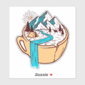 Camping Café Stickers Vinyl Wildlife (Feuille)