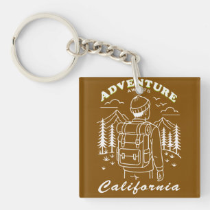 camping - Californië Sleutelhanger