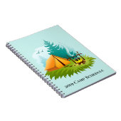 Camping Camp Campfire Spiral Bound Notitieboek (Rechterzijde)