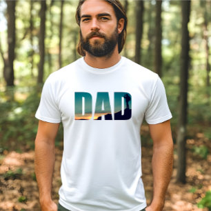 Camping camper en wandelaarster vader t-shirt