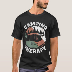 Camping Camper Kampvuur Tent Travel Natuur Outdoor T-shirt