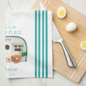 Camping Camping Camping Thé Serviette de cuisine (Quart Plié)