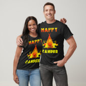 Camping   Camping  with Sayings Happy Camper T-shirt (Unisex)