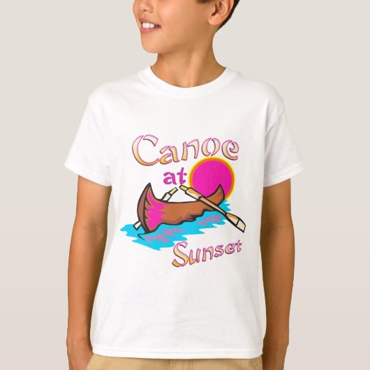 Camping Canoe T-shirt (Voorkant)