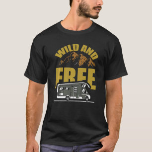 Camping Caravan Idea Natuur en Travel Motorhome T-shirt