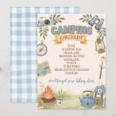 Camping Checklist  Kaart (Voorkant / Achterkant)