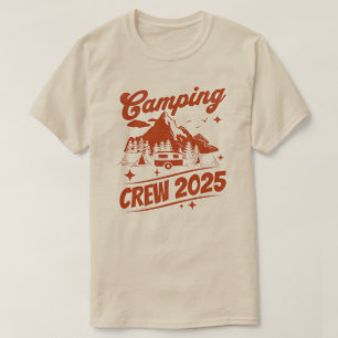 Camping Crew 2025 Camping Liefhebber T-shirt