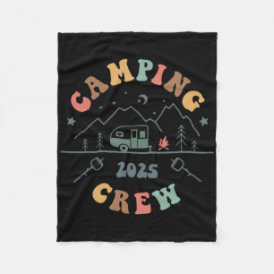 Camping Crew 2025 Kampeerreis 2025 Matching Crew  Fleece Deken