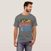 camping crew bear fo lyn retro t-shirt (Voorkant volledig)