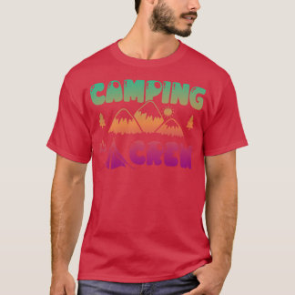 Camping Crew Camping Life Out Adventure kampvuur T-shirt