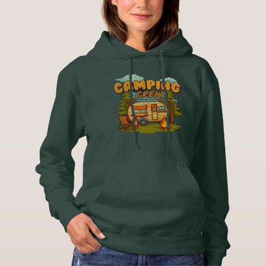 Camping Crew Hoodie (Voorkant)