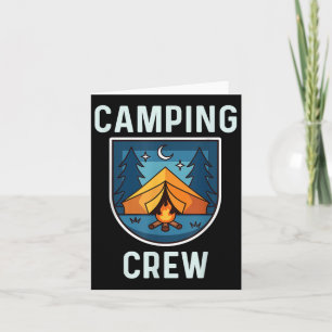 Camping Crew-shirt Familie Camping Trip Matching G Kaart