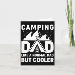 Camping Dad Funny Camper Fathers Day Adventure Dad Kaart