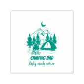 Camping Dad Funny Vaderdag Zelfinktende Stempel (Design)